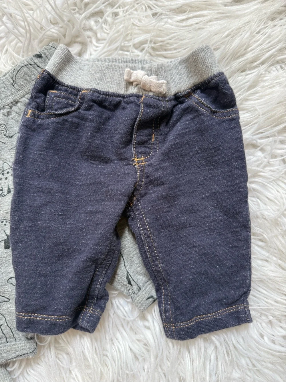 Carter's Navy & Gray Baby Jogger Pants 4-Pack